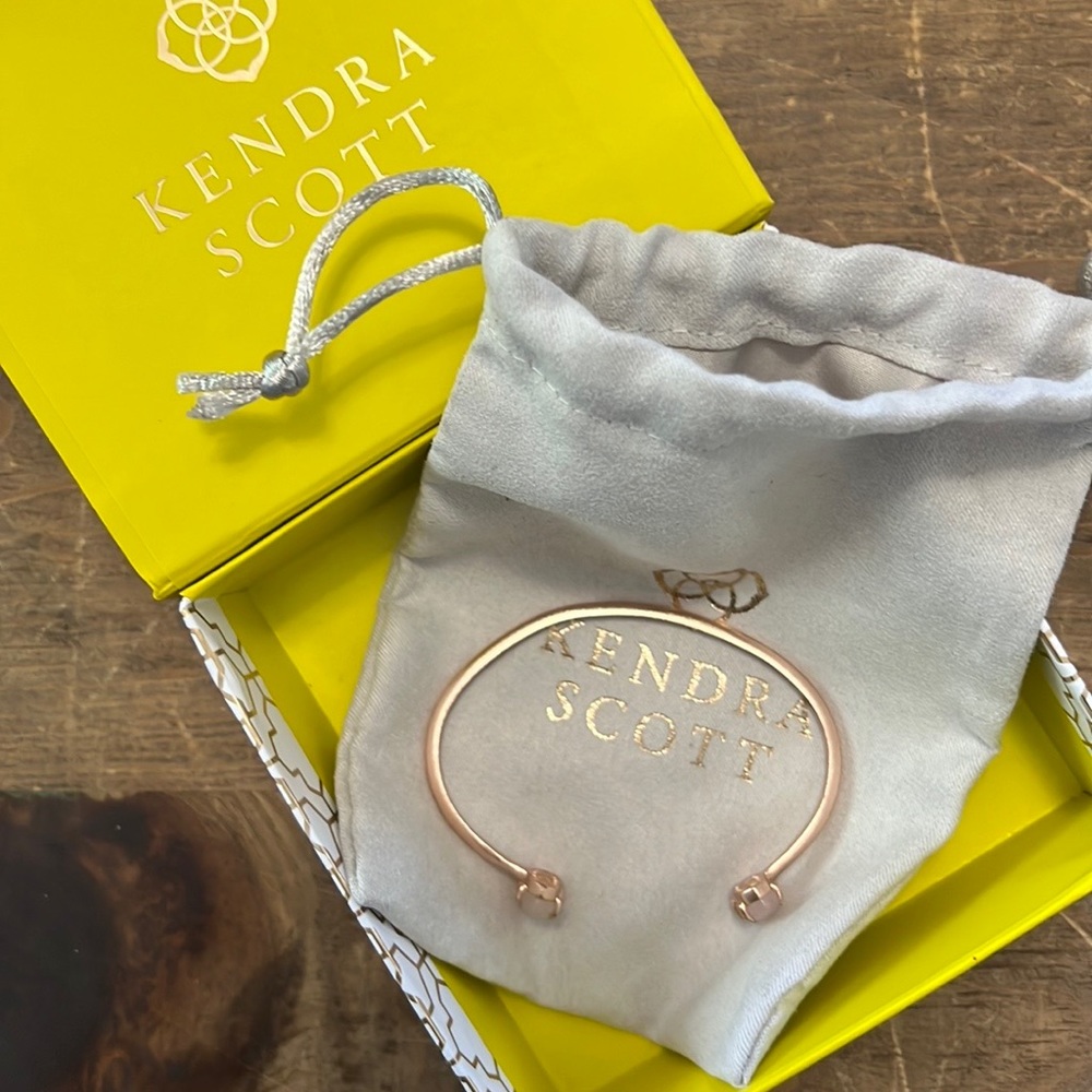 Kendra Scott rose gold cuff bracelet